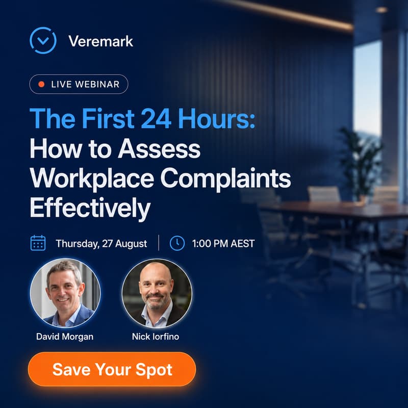 Cover Image for The First 24 Hours: How to Assess Workplace Complaints Effectively