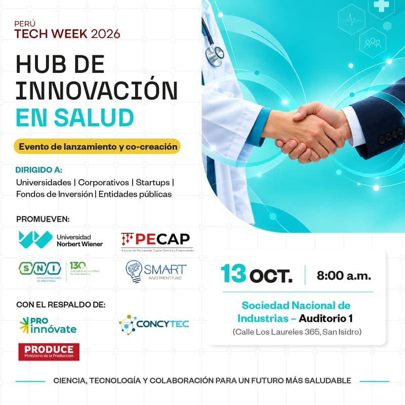 Cover Image for Hub de Innovación en Salud: Conectando el ecosistema para transformar la salud en el Perú