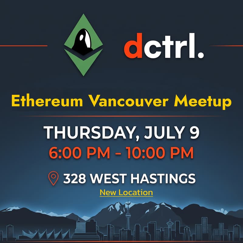 Cover Image for Ethereum Vancouver @ DCTRL