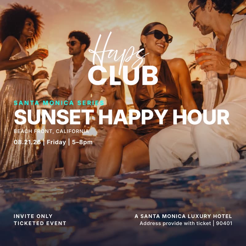 Cover Image for Haps Club & Sunset Happy Hour