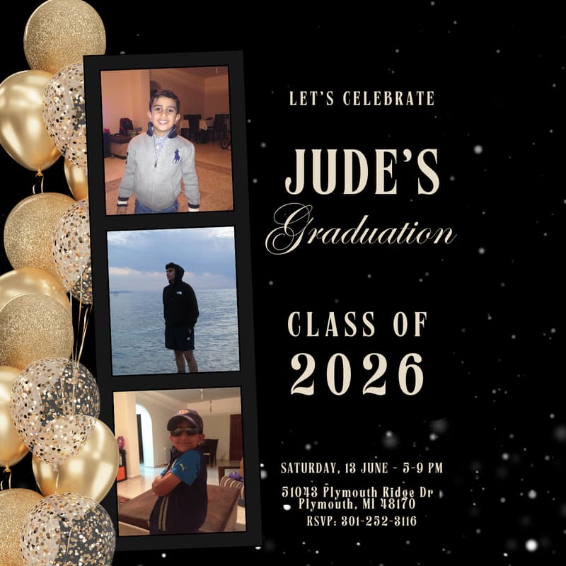 Cover Image for Jude's Graduation Party