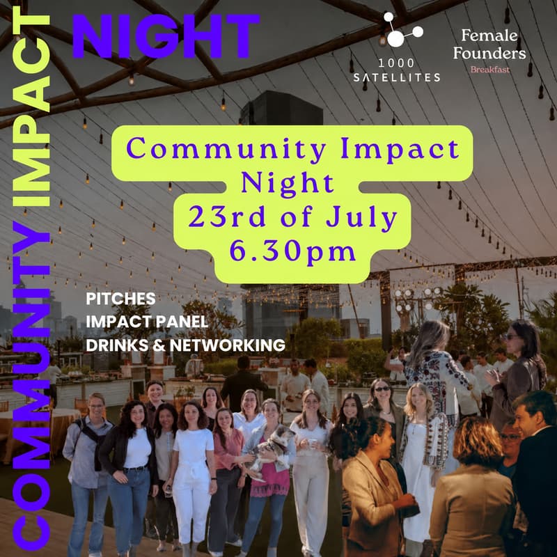 Cover Image for Founders meet Investors โ Community Impact Night *Gender inclusive*