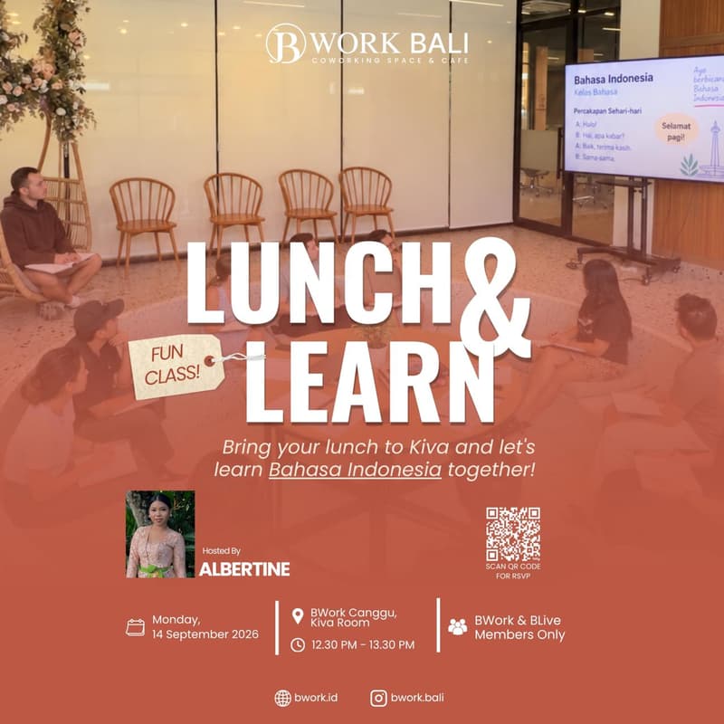 Cover Image for Lunch & Learn: Bahasa Indonesia