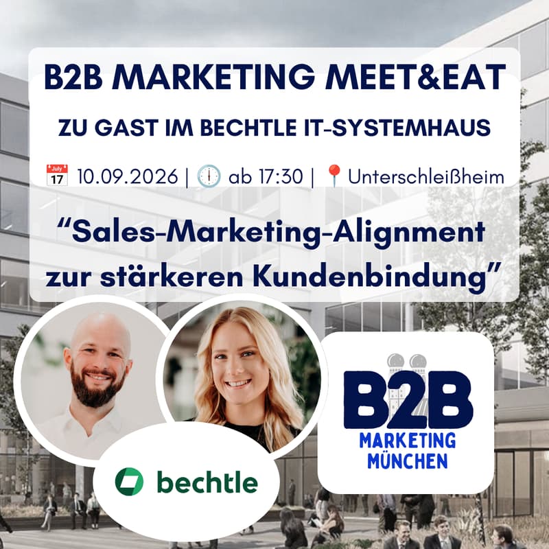 Cover Image for B2B Marketing Meet&Eat vor Ort