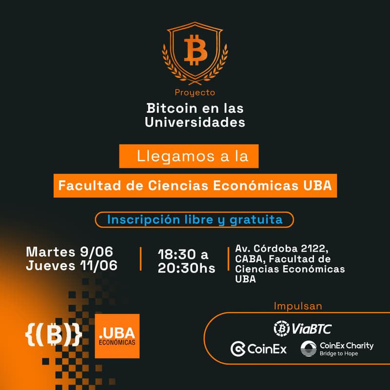 Cover Image for Bitcoin en las Universidades en UBA - Universidad de Buenos Aires