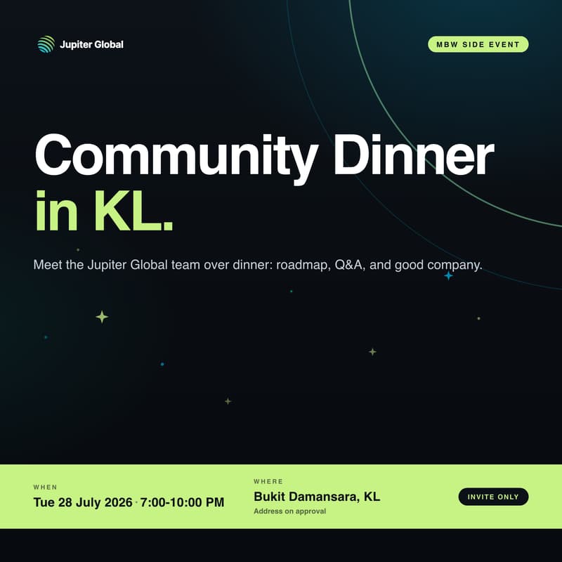 Cover Image for Jupiter Community Dinner in Kuala Lumpur