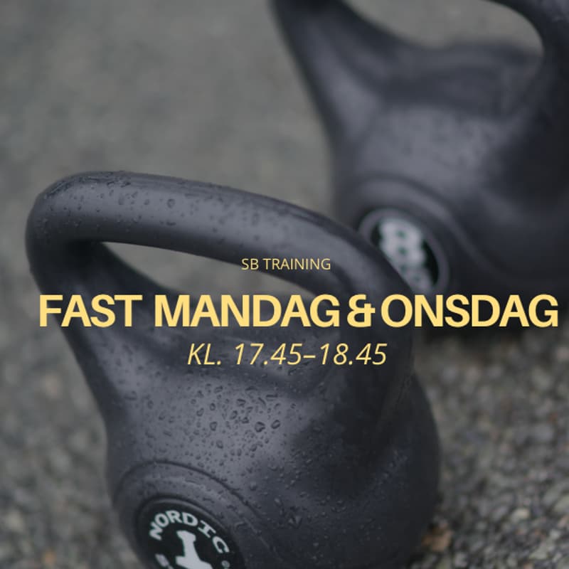Cover Image for SB Training | mandag & onsdag kl. 17.45
