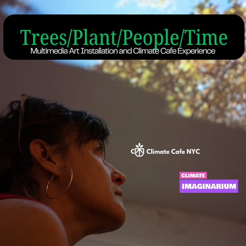 Cover Image for Trees/Plant/People/Time: Multimedia Art Installation and Climate Cafe Experience
