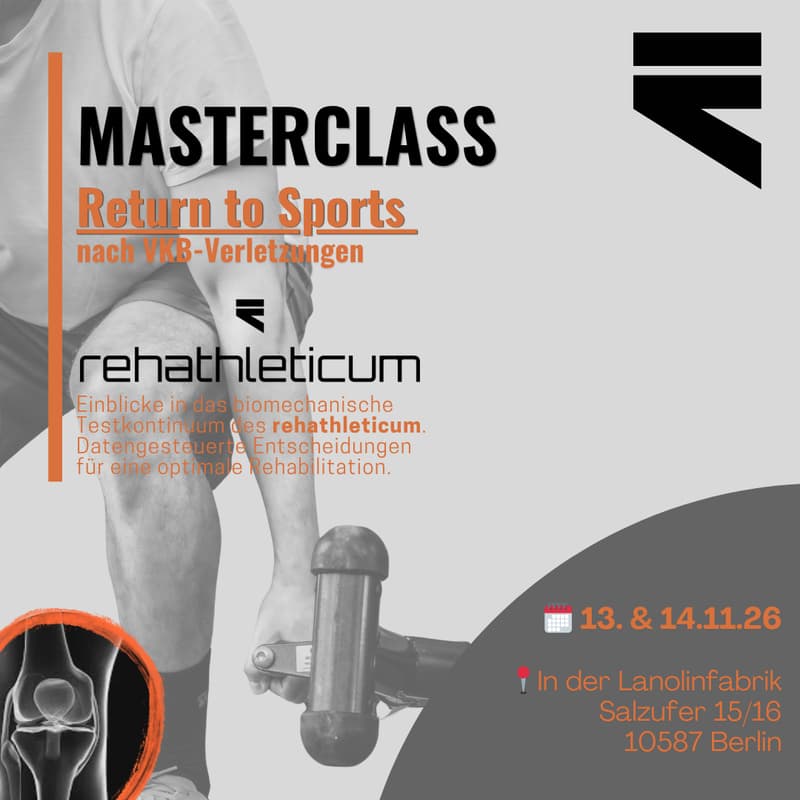 Cover Image for MASTERCLASS RTS nach VKB-Verletzungen