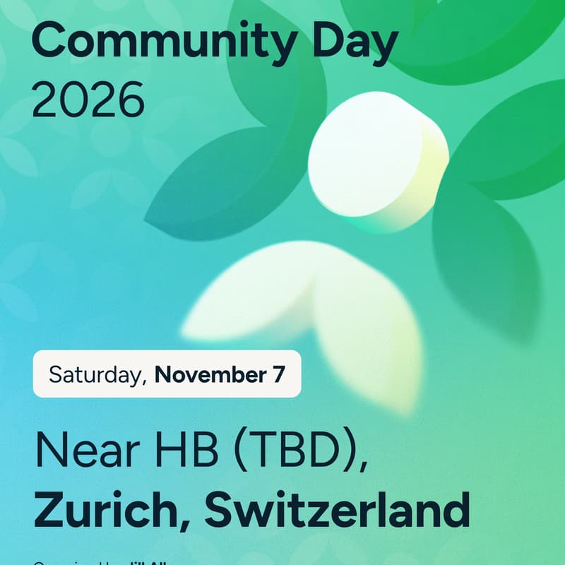 Cover Image for Zurich, CH Community Day 2026