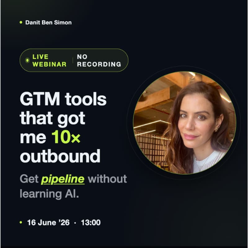 Cover Image for GTM tools that got me 10× outbound, built without learning AI
