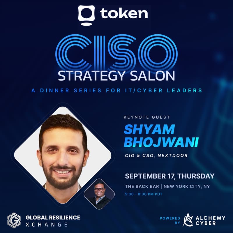 Cover Image for CISO Strategy Salon - Speakeasy in NYC