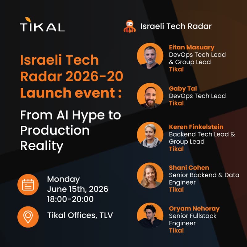 Cover Image for Israeli Tech Radar 2026-27 Launch: From AI Hype to Production Reality