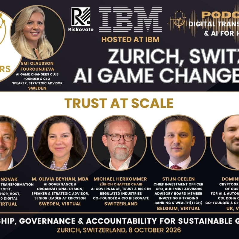 Cover Image for AI Game Changers Club | Zurich, Switzerland | Trust at Scale