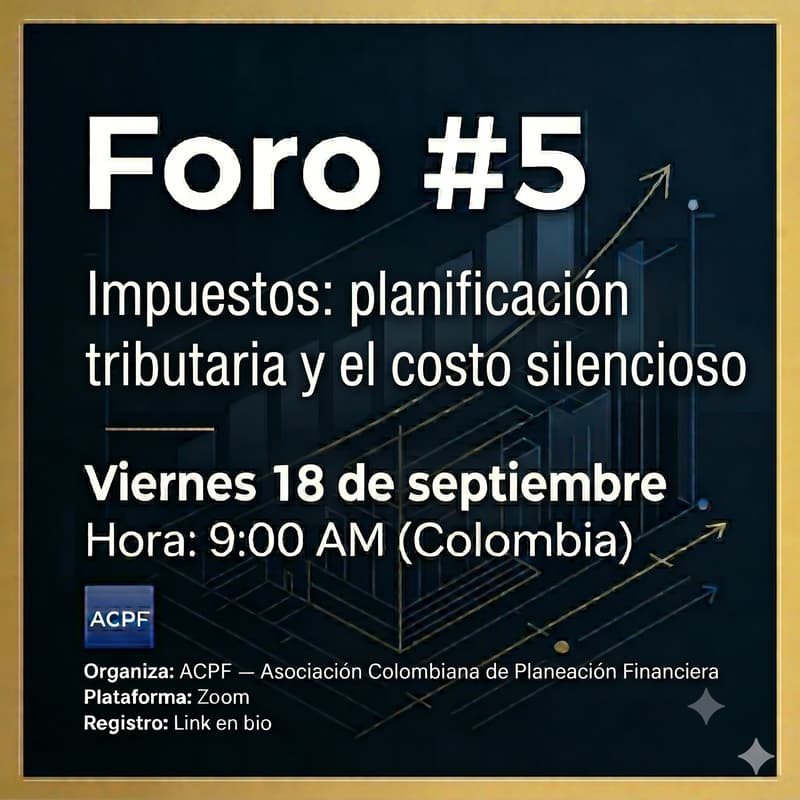 Cover Image for Foro #5 — Impuestos: planificación tributaria y el costo silencioso