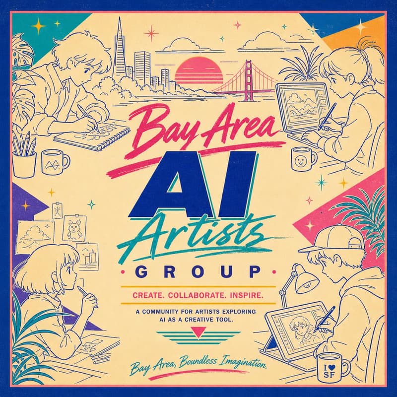 Cover Image for SF AI Artists September Show, Critique, & Promote