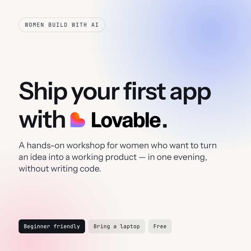 Cover Image for Not a Tech Bro? Build Anyway.