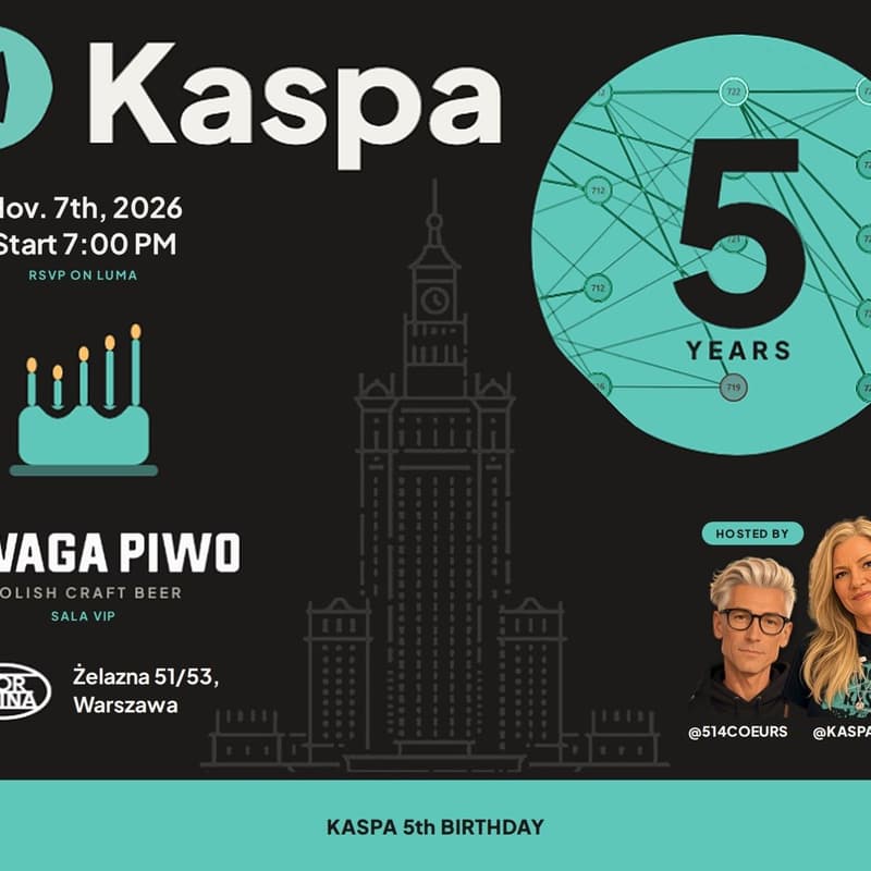 Cover Image for KASPA 5th B-DAY!!!