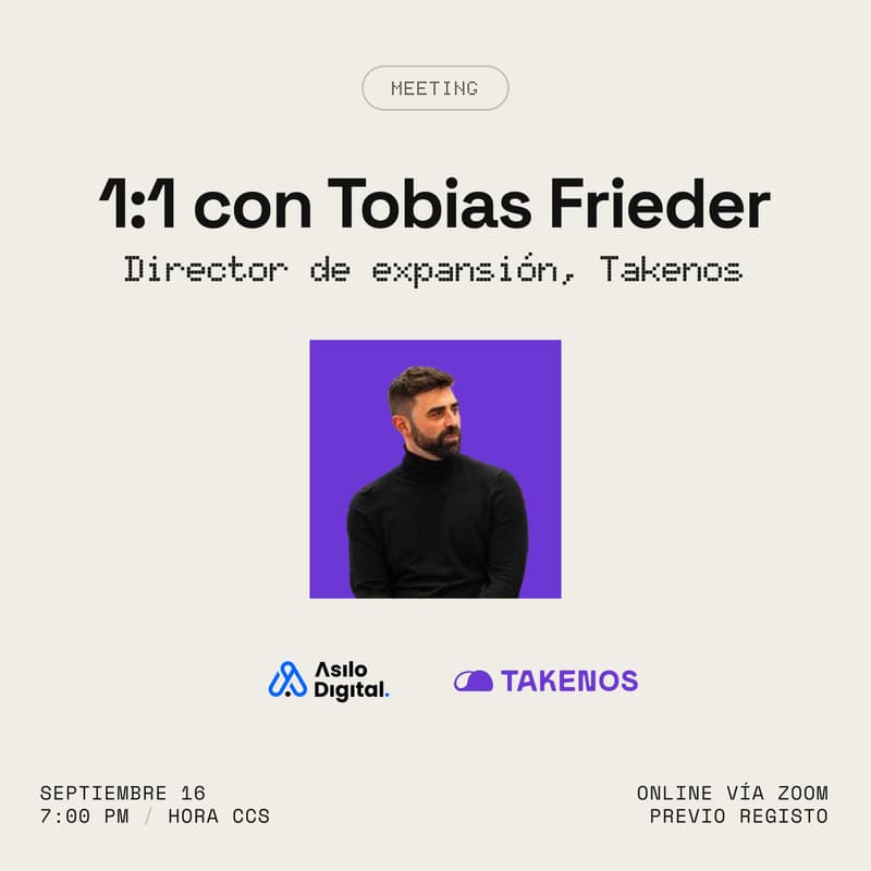 Cover Image for 1:1 con Tobias Frieder, Director de Expansión de Takenos