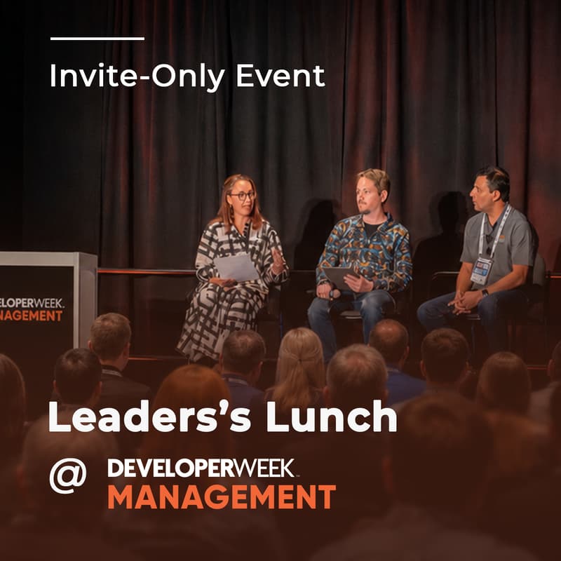 Cover Image for INVITE ONLY -- Leader's Lunch @ DeveloperWeek Management 2026