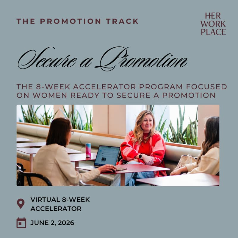 Cover Image for The Promotion Track 8-Week Accelerator: Your Strategy to Land the Promotion You Deserve