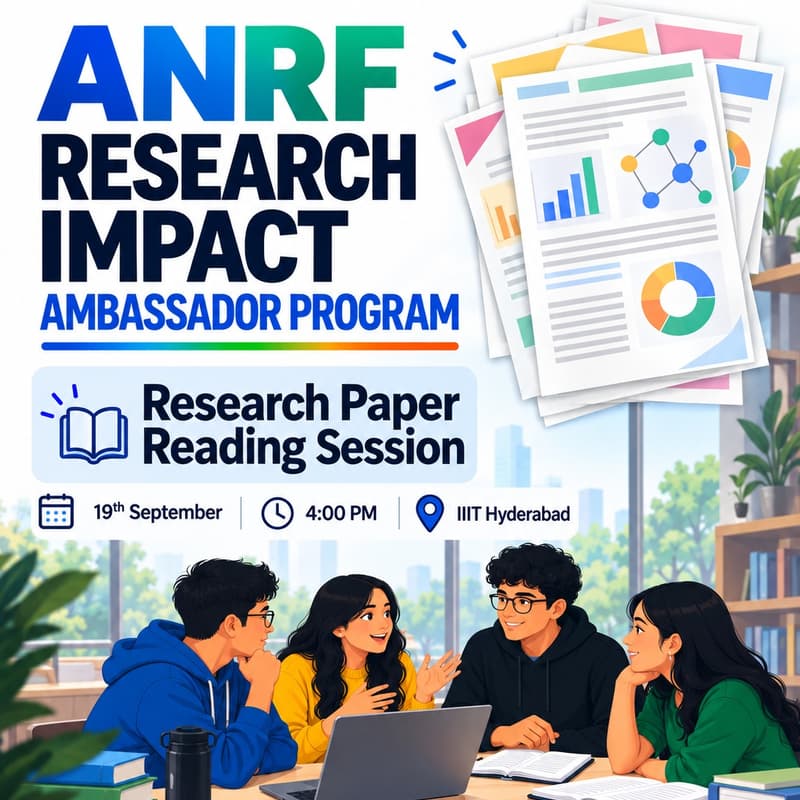 Cover Image for ANRF Research Impact Ambassador Program | Research Paper Reading Session