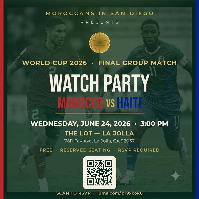 Cover Image for Morocco vs Haiti โ World Cup Watch Party ๐ฒ๐ฆ