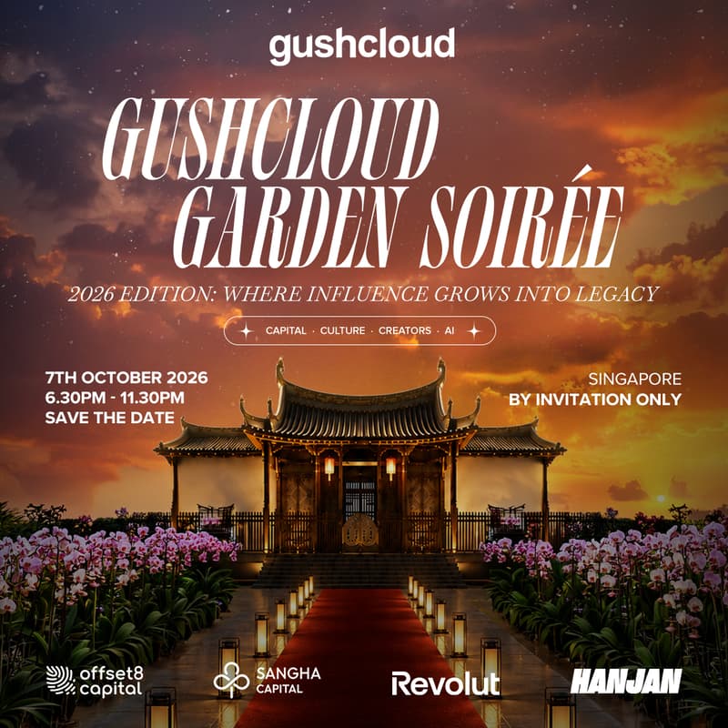 Cover Image for SAVE THE DATE - GUSHCLOUD GARDEN SOIRÉE 2026 : Where Influence Grows Into Legacy