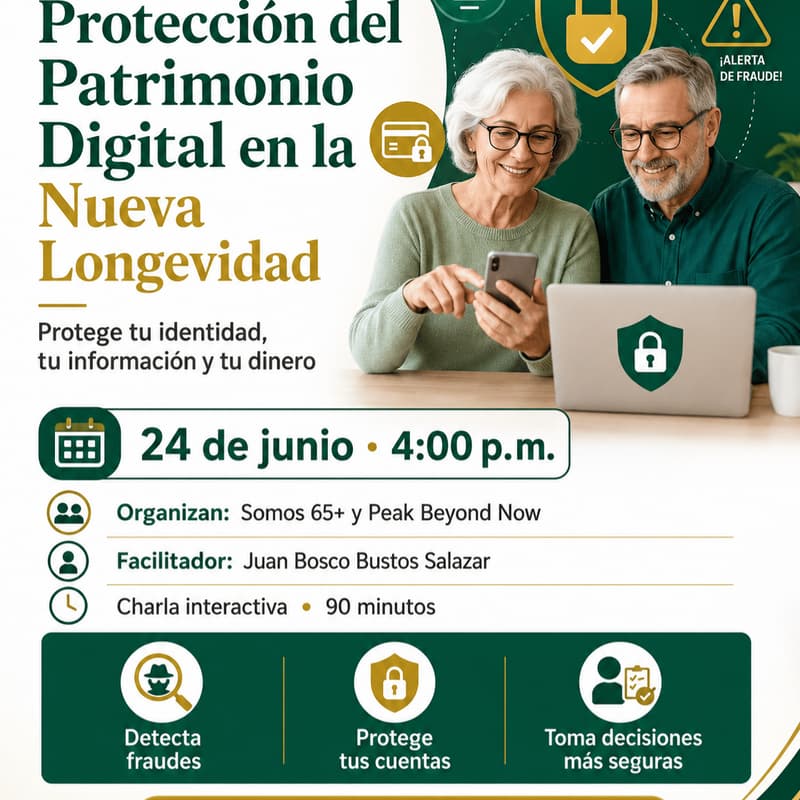Cover Image for Webinar: Protección del Patrimonio Digital en la Nueva Longevidad