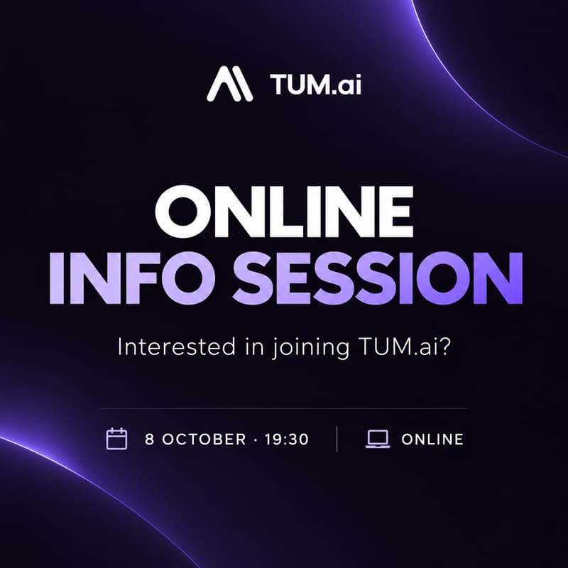 Cover Image for TUM.ai Online Info Session