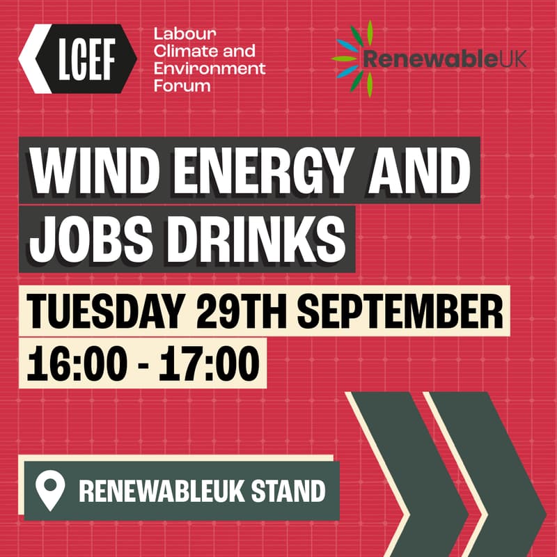 Cover Image for Wind Energy and Jobs Drinks