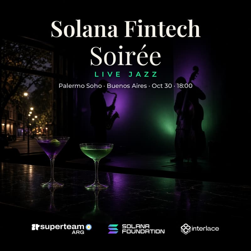 Cover Image for Solana Fintech Soirée | Live Jazz