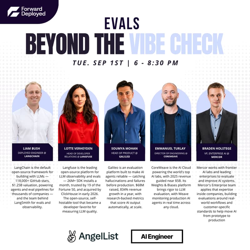 Cover Image for Forward Deployed: Evals - Beyond the Vibe Check