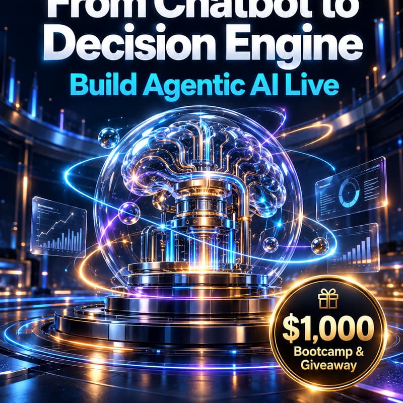 Cover Image for From Chatbot to Decision Engine: Build Agentic AI Live