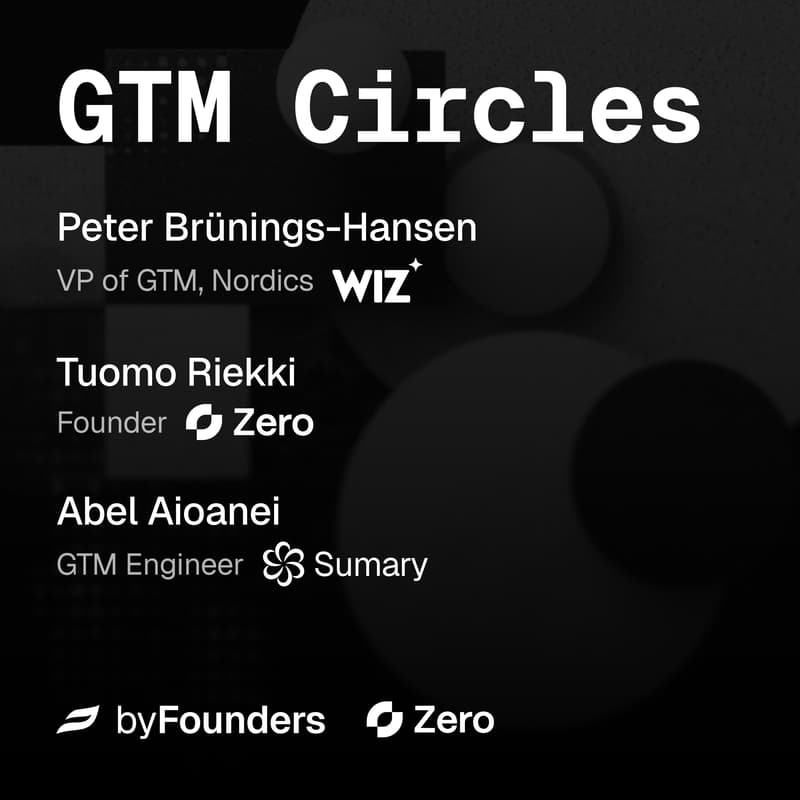 Cover Image for GTM Circles ft. Wiz, byFounders, Zero, Sumary