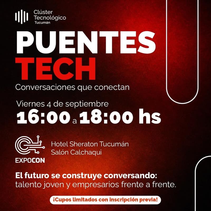 Foto de portada de Puentes tech “Conversaciones que conectan “