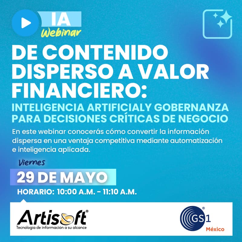Cover Image for De contenido disperso a valor financiero: Inteligencia Artificial y gobernanza para decisiones críticas de negocio