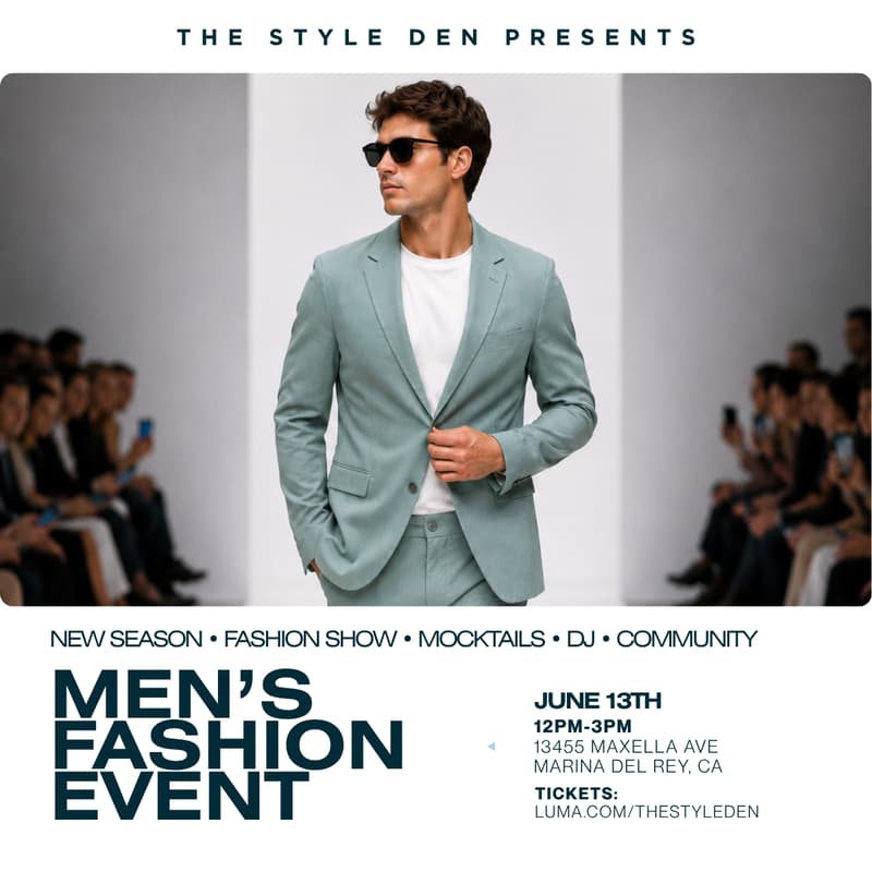 Cover Image for Men's Brand Launch + Fashion Show