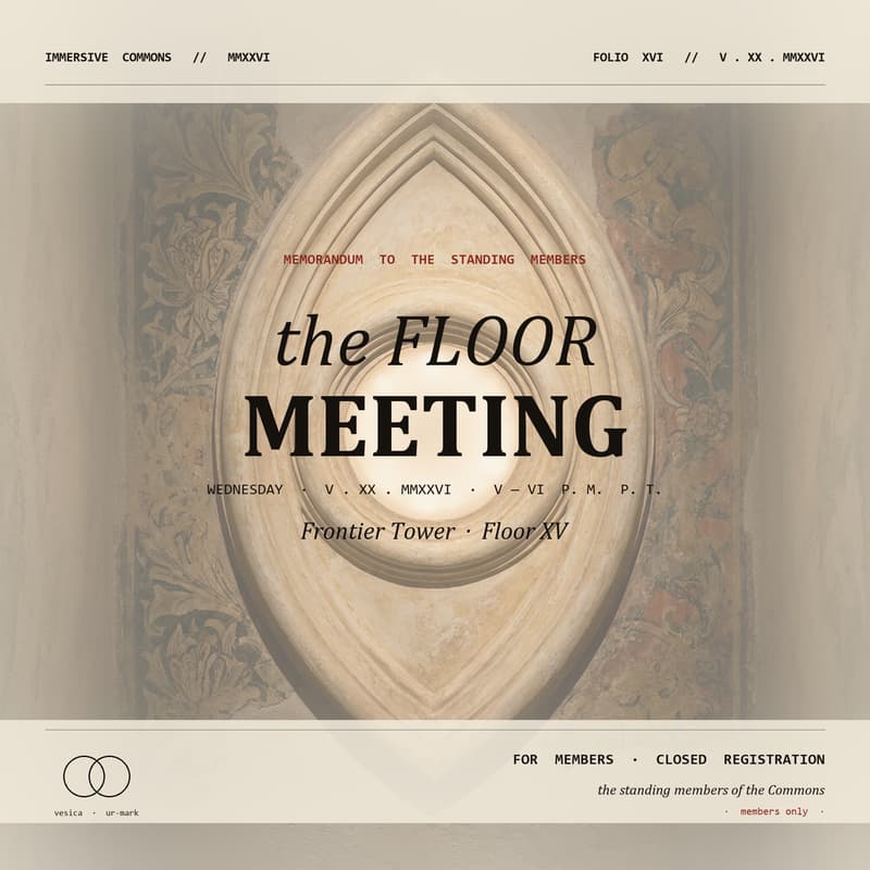 Cover Image for Immersive Commons Floor Meeting