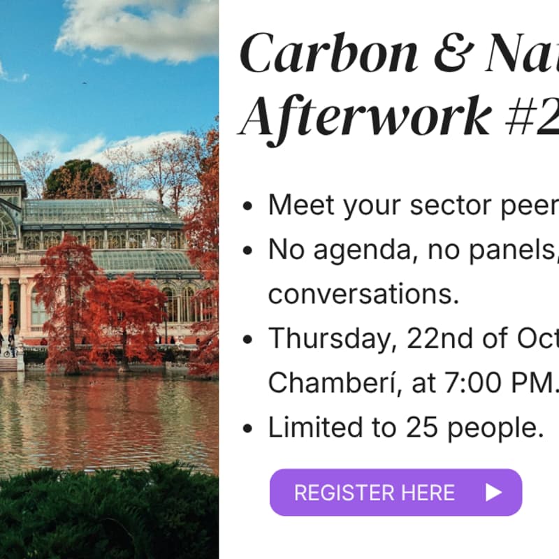 Cover Image for Carbon & Nature Afterwork - Madrid #2