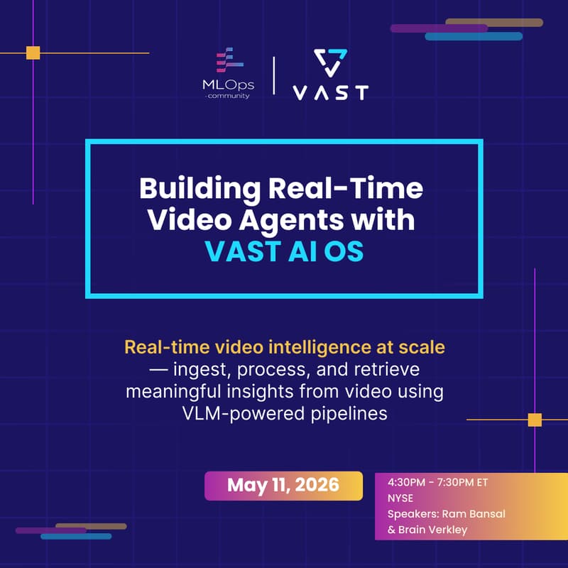 Cover Image for Building Real-Time Video Agents with VAST Data Engine