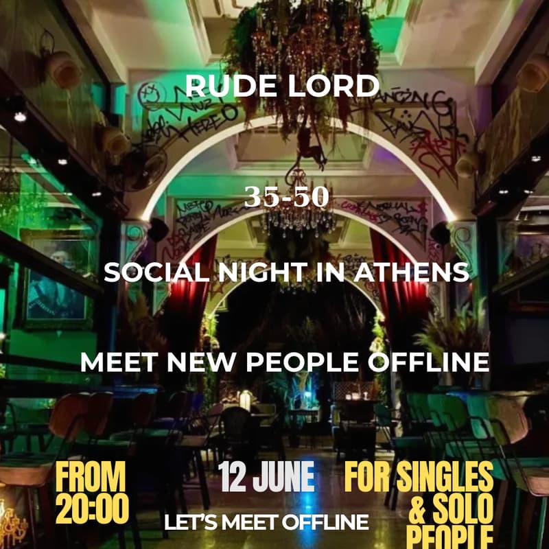 Cover Image for Let’s Meet Offline — Rude Lord The Bar Edition