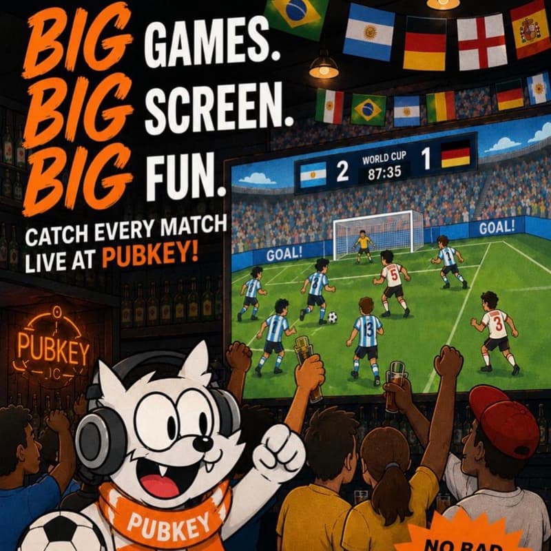 Cover Image for Join Us For The World Cup Games | PubKey DC