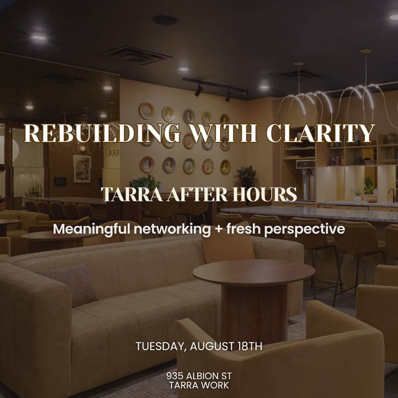 Cover Image for TARRA After Hours: Rebuilding with Clarity