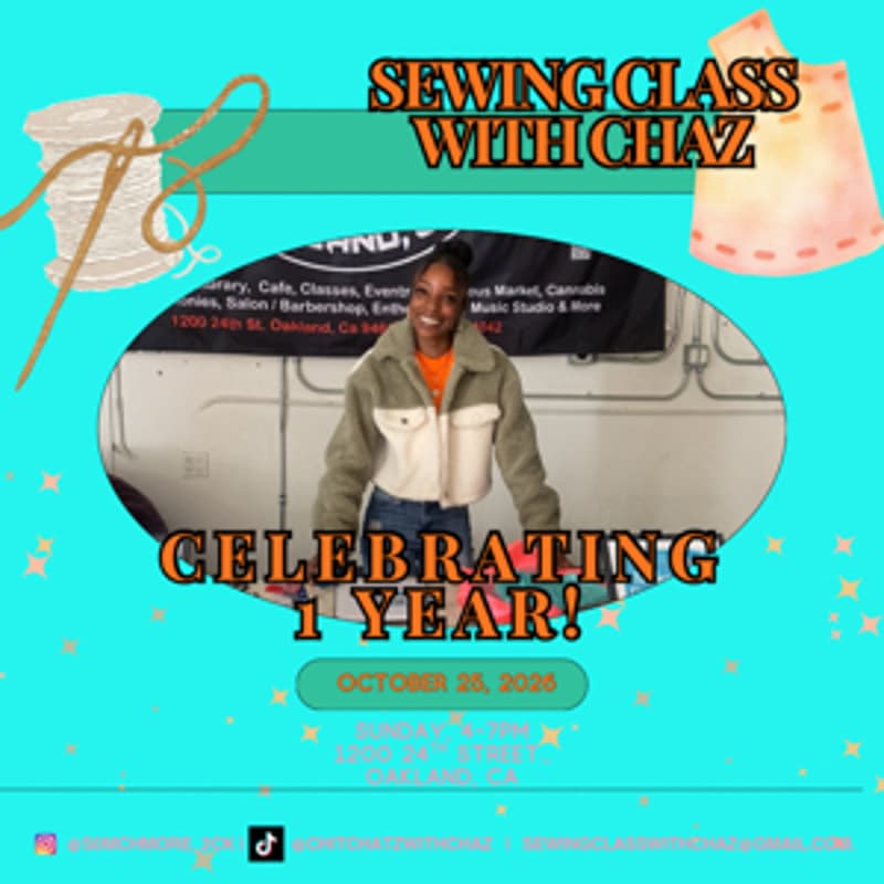 Cover Image for 1 Year of Sewing Class with Chaz ππ§΅