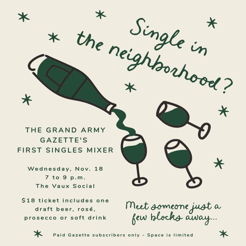 Cover Image for Local Connection: The Grand Army Gazette Is Hosting a Singles Mixer