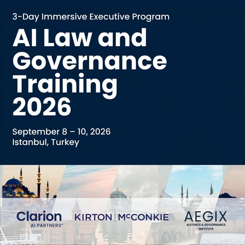 Cover Image for AI Law and Governance (ALGO) Istanbul 2026