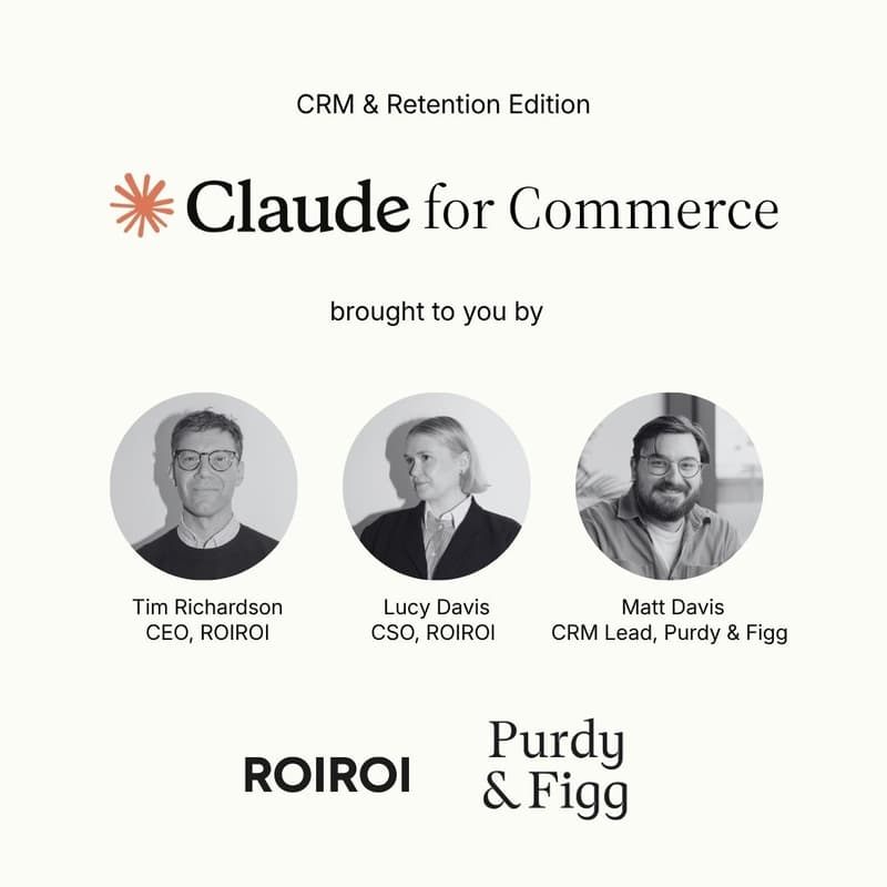Cover Image for Claude for Commerce: CRM & Retention Edition
