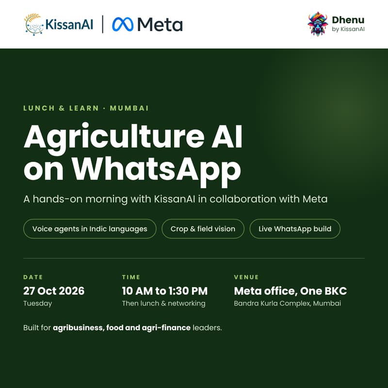 Cover Image for Agriculture AI on WhatsApp
