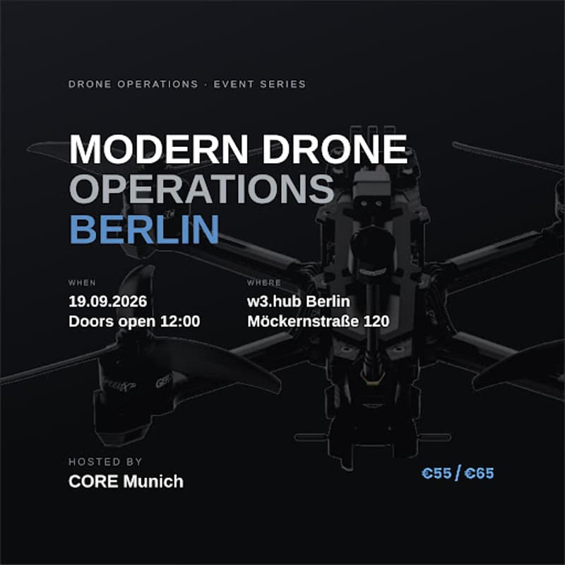 Cover Image for MODERN DRONE OPERATIONS — BERLIN